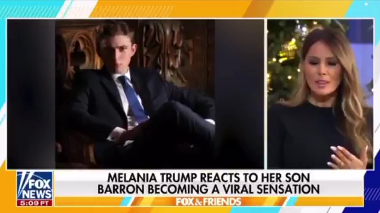 Melania Trump is proud of her son, Barron