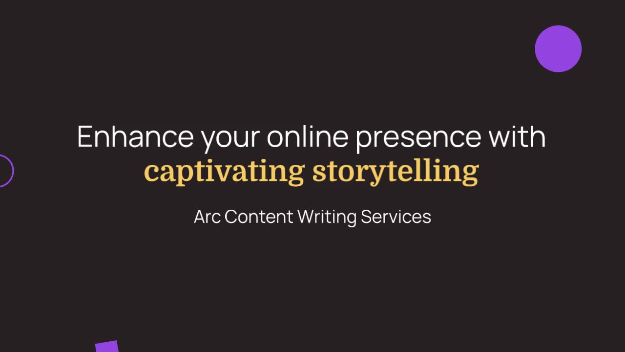 Arc Content: Elevate Your Brand with Expertly Crafted Writing Services