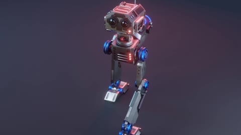 My work sci-fi robot