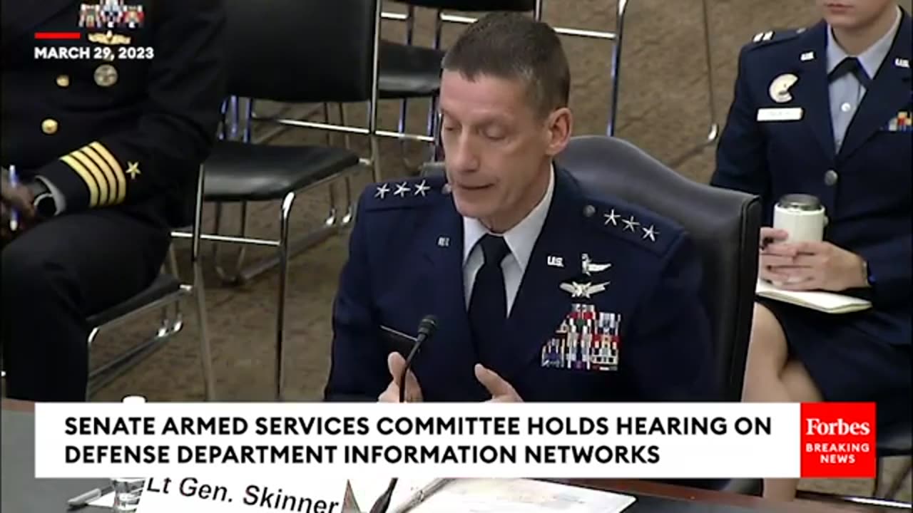 Joe Manchin Leads Senate Armed Services Committee Hearing On DoD Information Networks