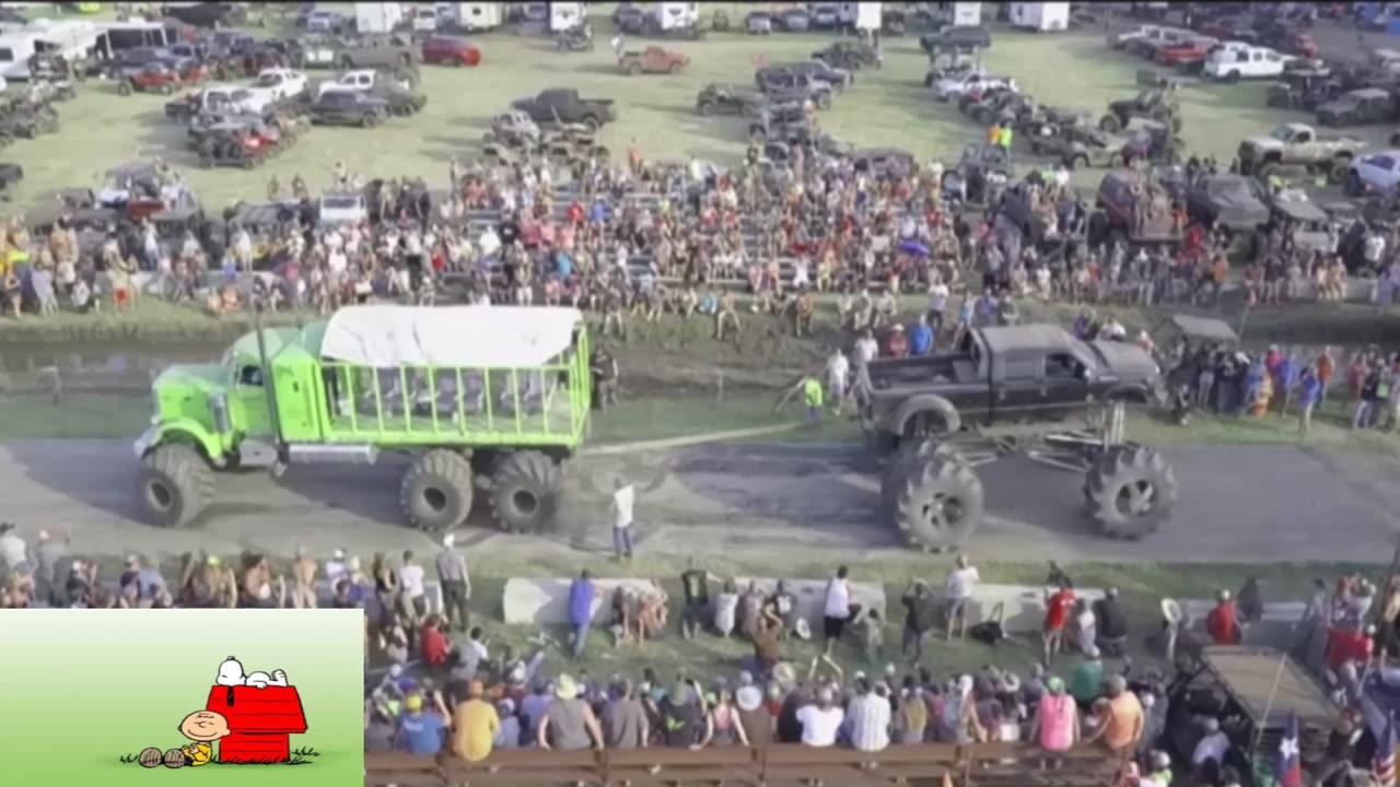 big truck tug of war