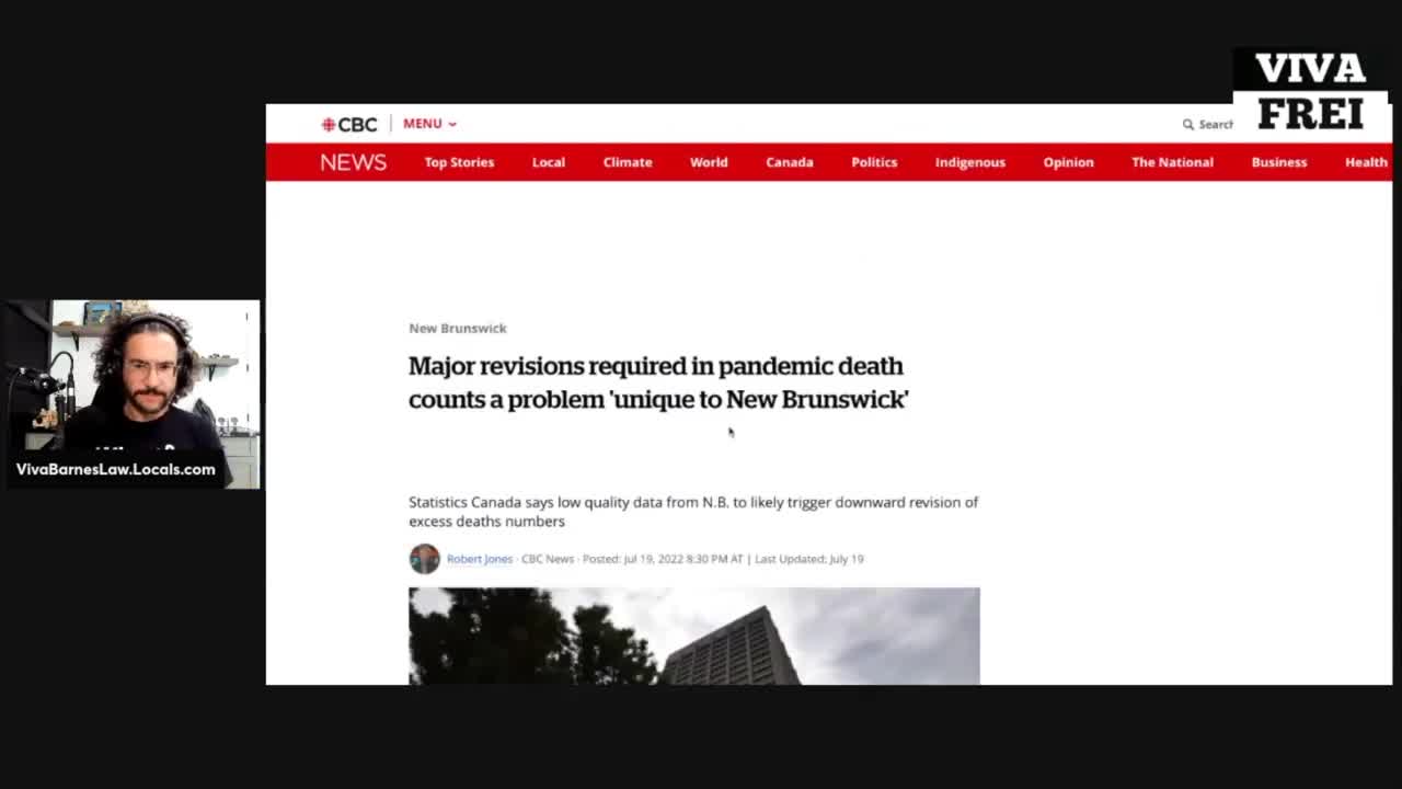 NEW BRUNSWICK EXCESS DEATHS