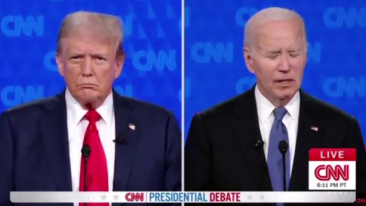 30 Seconds of Incoherence and CNN Cuts Biden off and Trump Destroys Him