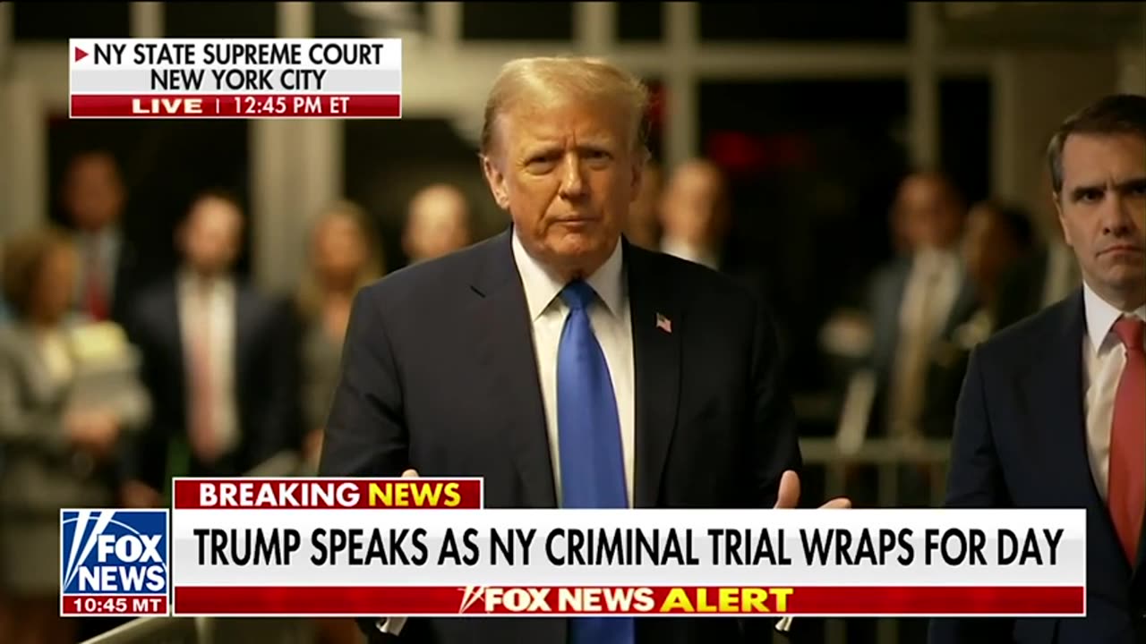 OfficialACLJ - MUST WATCH: Trump Statements After Day 1 of Trial in NYC