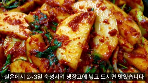 2분만 보면 평생 써먹는 시원하고 아삭한 [섞박지] 맛있게 담그는 법. 너무 맛있어요