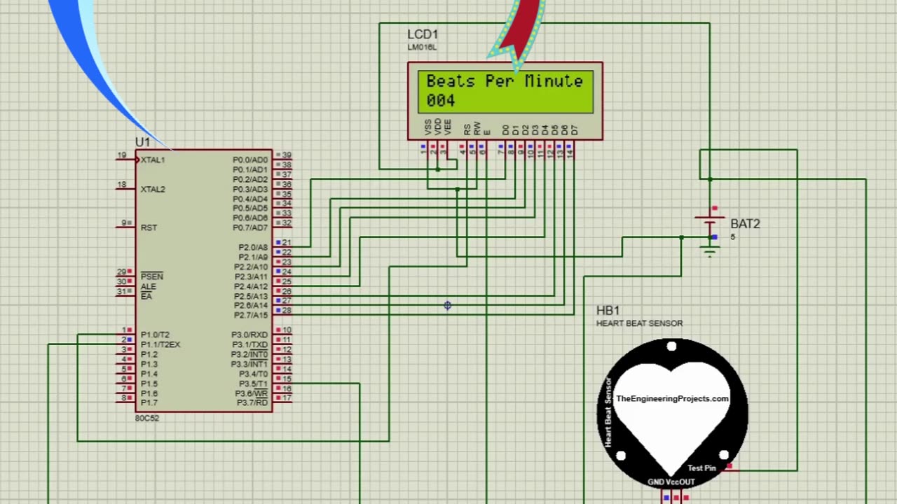 Heart Monitoring System Full | Course on Udemy | 8051 Controller