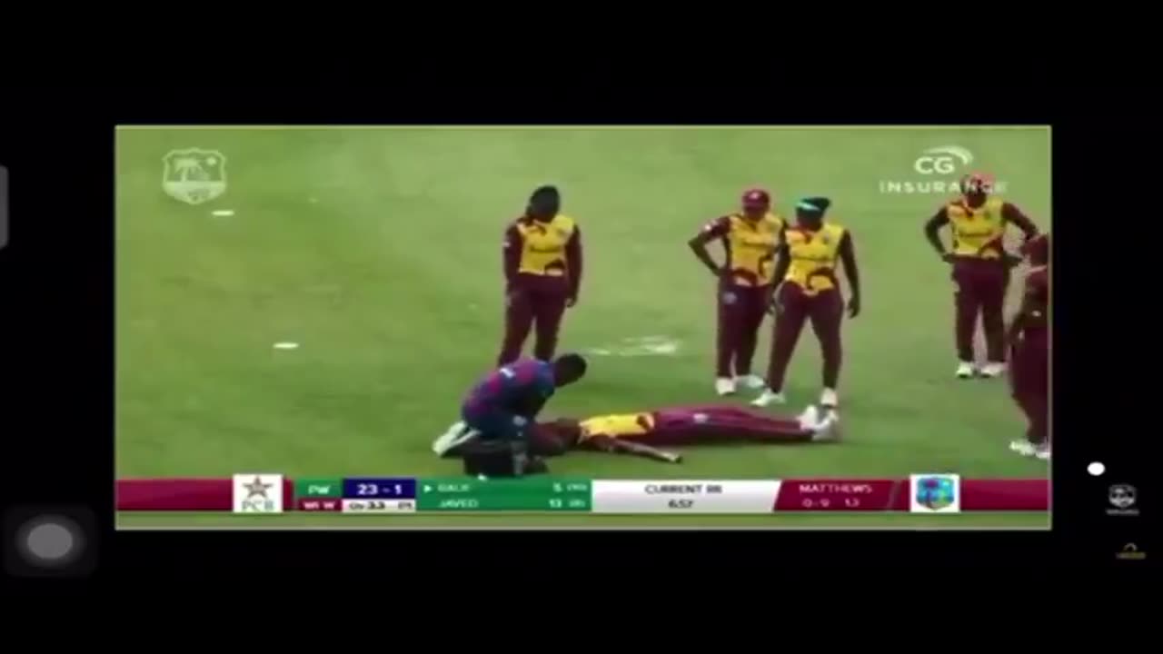 2 VAXXED CRICKET PLAYERS DROP AND BEGIN CONVULSING WITHIN 5 MINS OF EACH OTHER!!