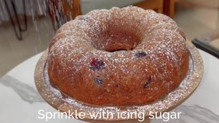 Blueberry Lemon Bundt Cake