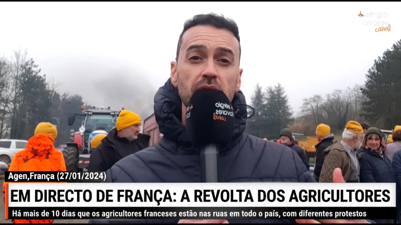 🇫🇷 |Em directo de França: A revolta dos agricultores.