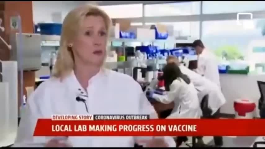 Within 3 hours after receiving info from China "vaccine" ready