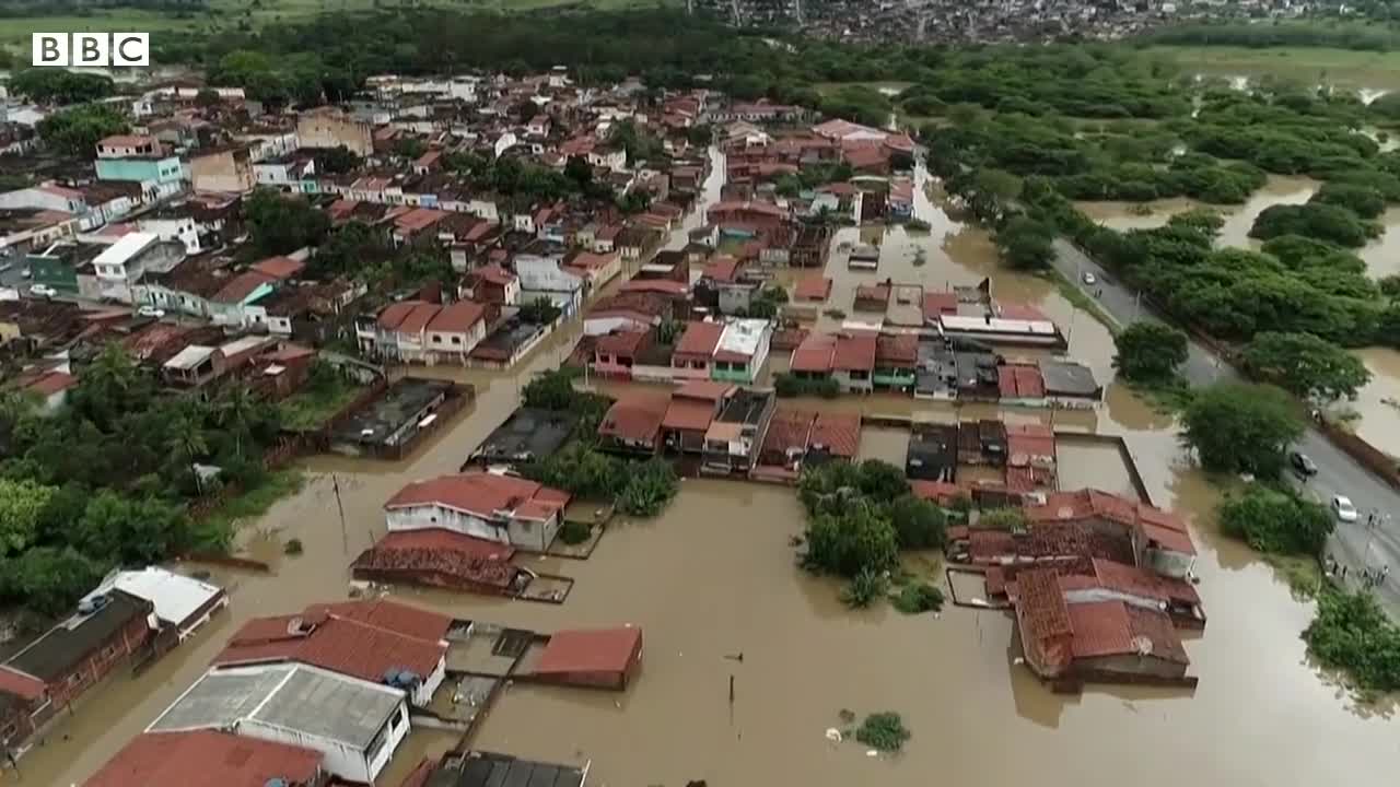 Dams burst in Brazil as deadly flooding continues