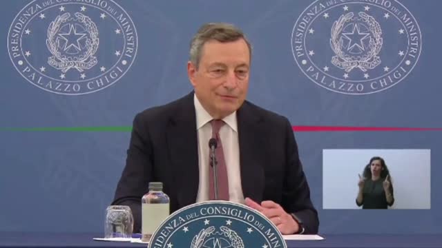 Fake News di Draghi in diretta tV