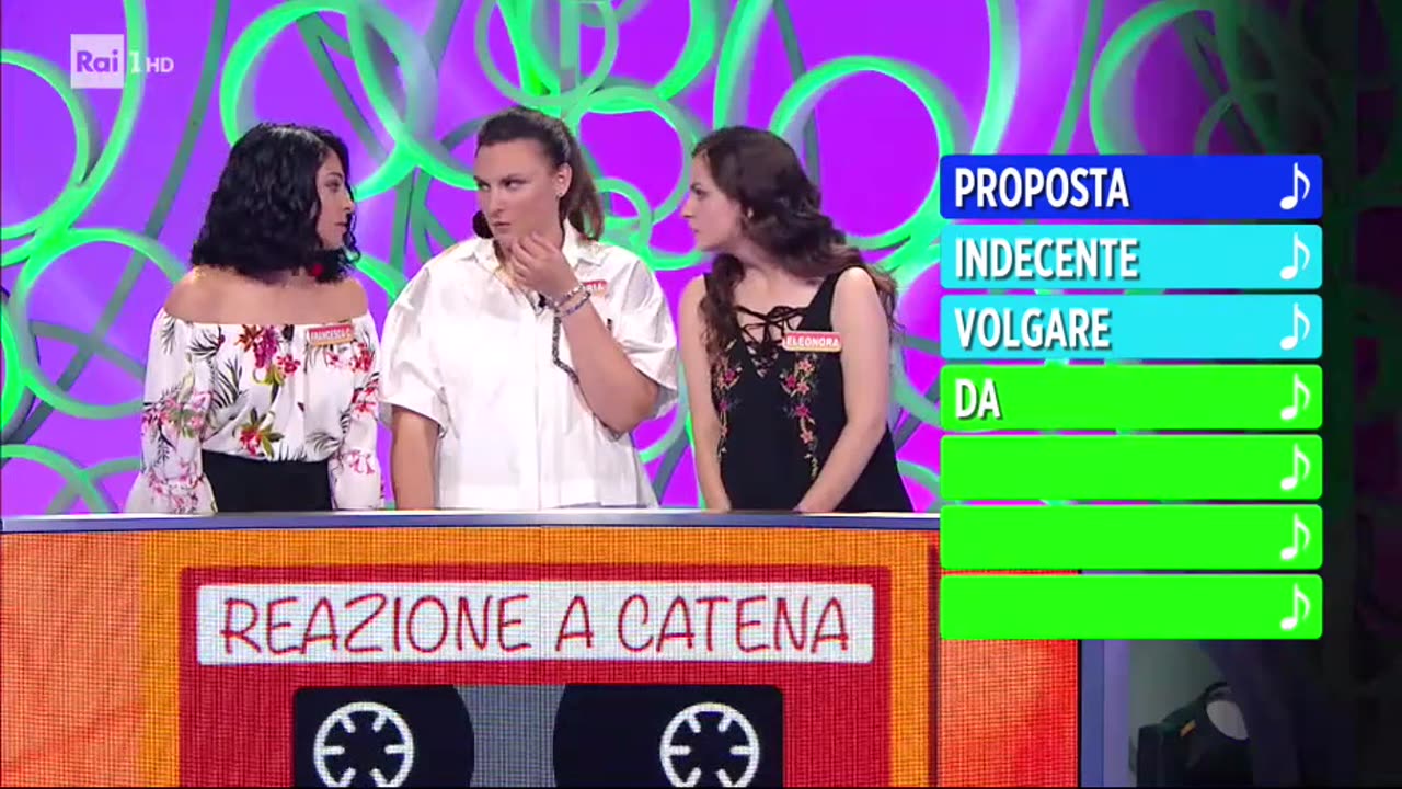 RAIUNO - Reazione A Catena-La Catena Musicale (06/09/2018)