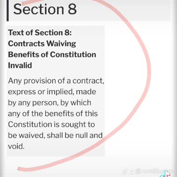 Exercise your Inherent Rights via Constitution