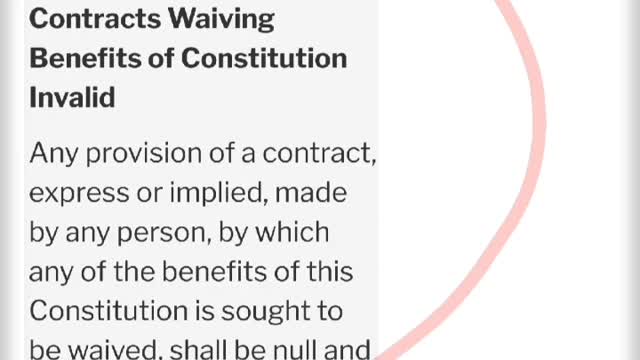 Exercise your Inherent Rights via Constitution