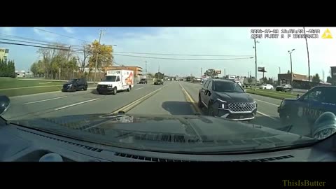 Dashcam shows suspect leading Dearborn police on chase while driving in reverse