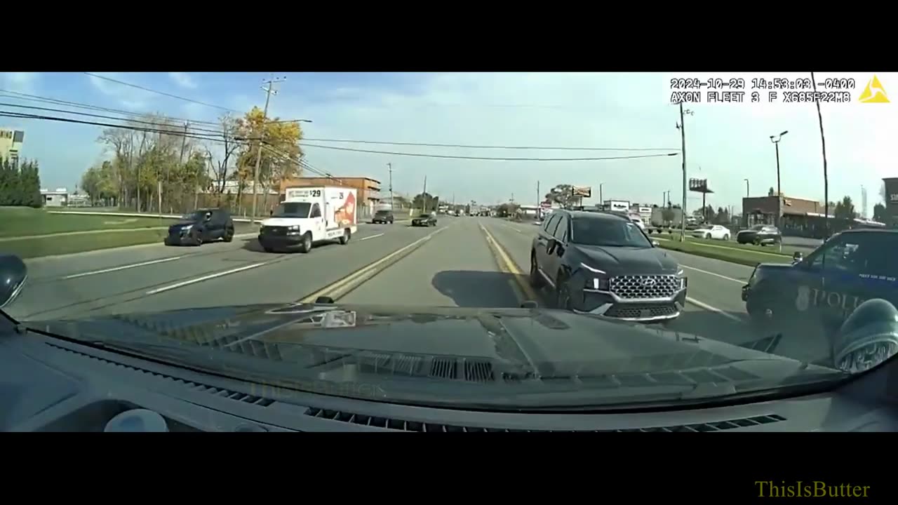 Dashcam shows suspect leading Dearborn police on chase while driving in reverse