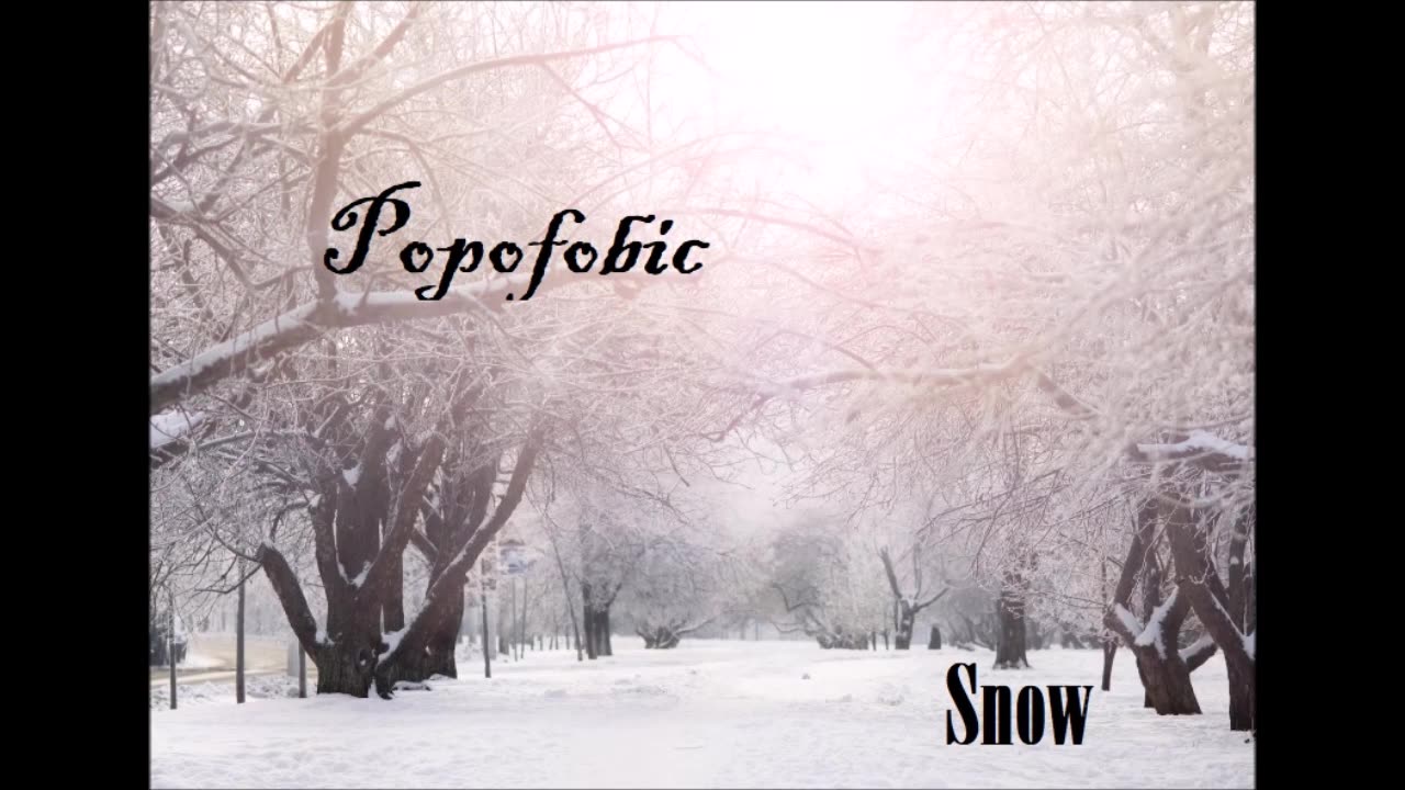 Popofobic - SNOW - (432hz) instrumental 2023