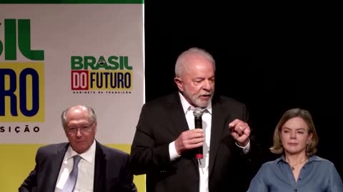 Brazil’s Lula cries as he speaks on hunger fight