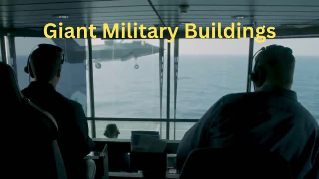 Giant military buildings