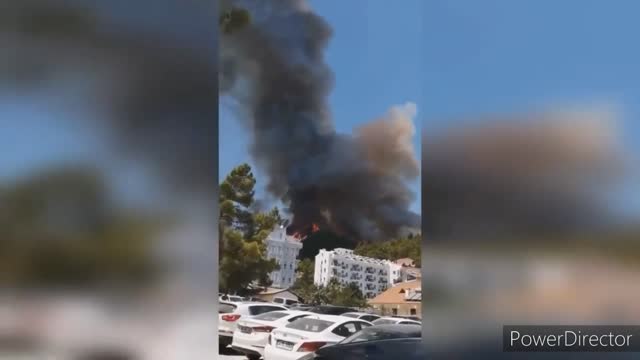 Turkey is burning with horrible fire Evacuation happening in Istanbul Antalya and Marmairs