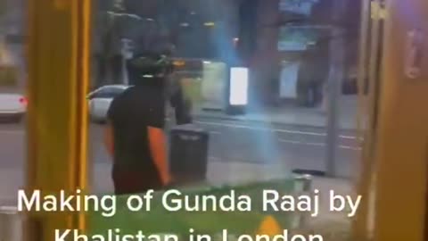 London sikh terrorists vandalize threaten Indian sikh restaurant