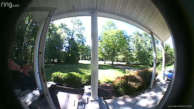 Front Steps Collapse Under Homeowner