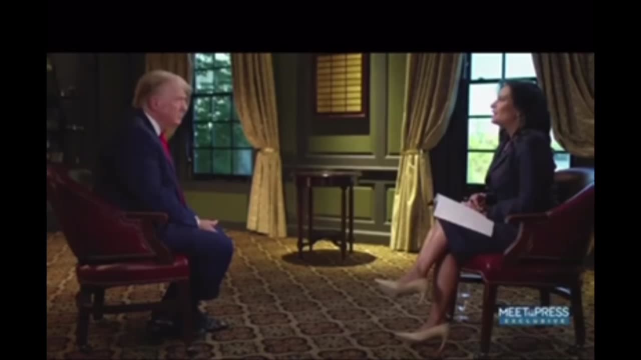 Captioned: First 9 Minutes of Trump’s Meet the Press Interview with Kristen Welker Were Edited Out