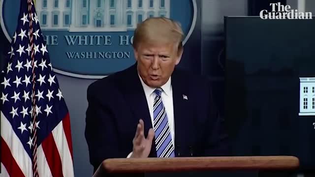 ’Keep your voice down’ Trump berates female reporter when questioned over Covid-19 response