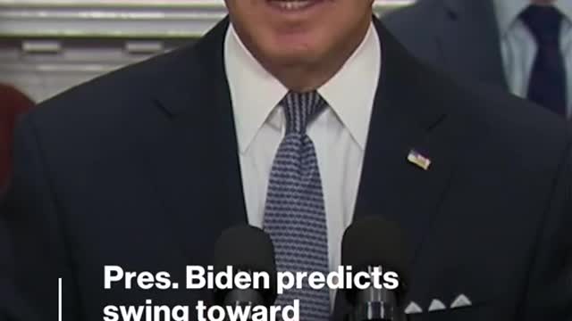 Pres. Biden predicts swing toward Democrats in closing days of Midterm elections.
