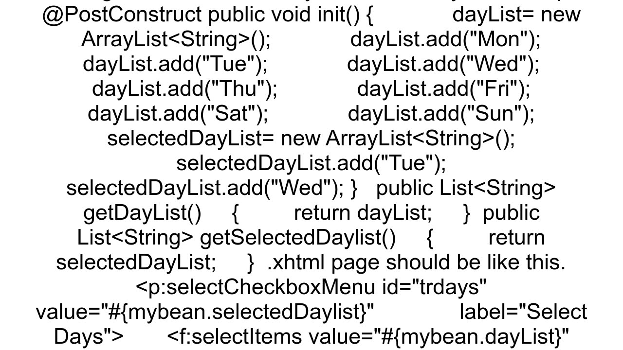 How to set defalult selected items in selectOneRadioselectCheckboxMenu by beans in primefaces