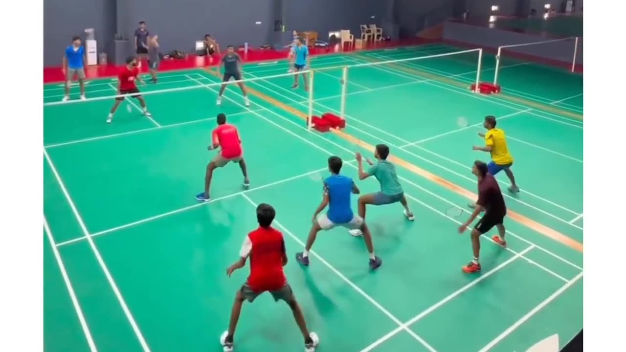 6 vs 6 Badminton