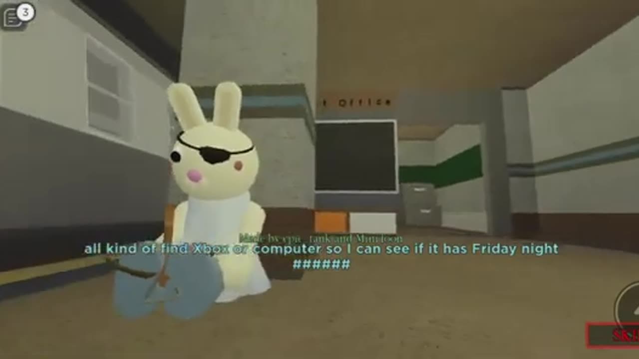 FUNNY FAN CUTSCENES IN ROBLOX PIGGY CUTSCENE CREATOR! *UPDATE* (bunny wants xbox to play FNF?!...)