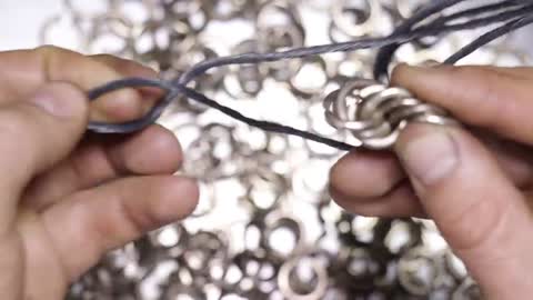Big and endless Rope chain. (Cadena Cordón grande y sin fin)