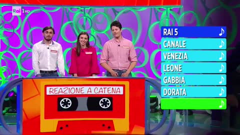 RAIUNO - Reazione A Catena-La Catena Musicale (15/09/2019)