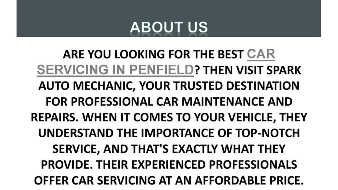 Best Car Servicing in Penfield