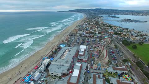 Coastline beach USA