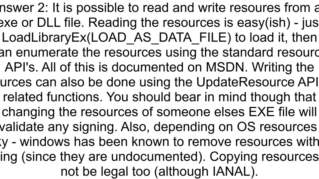 Is it possible to change a exe39s icon without recompiling it