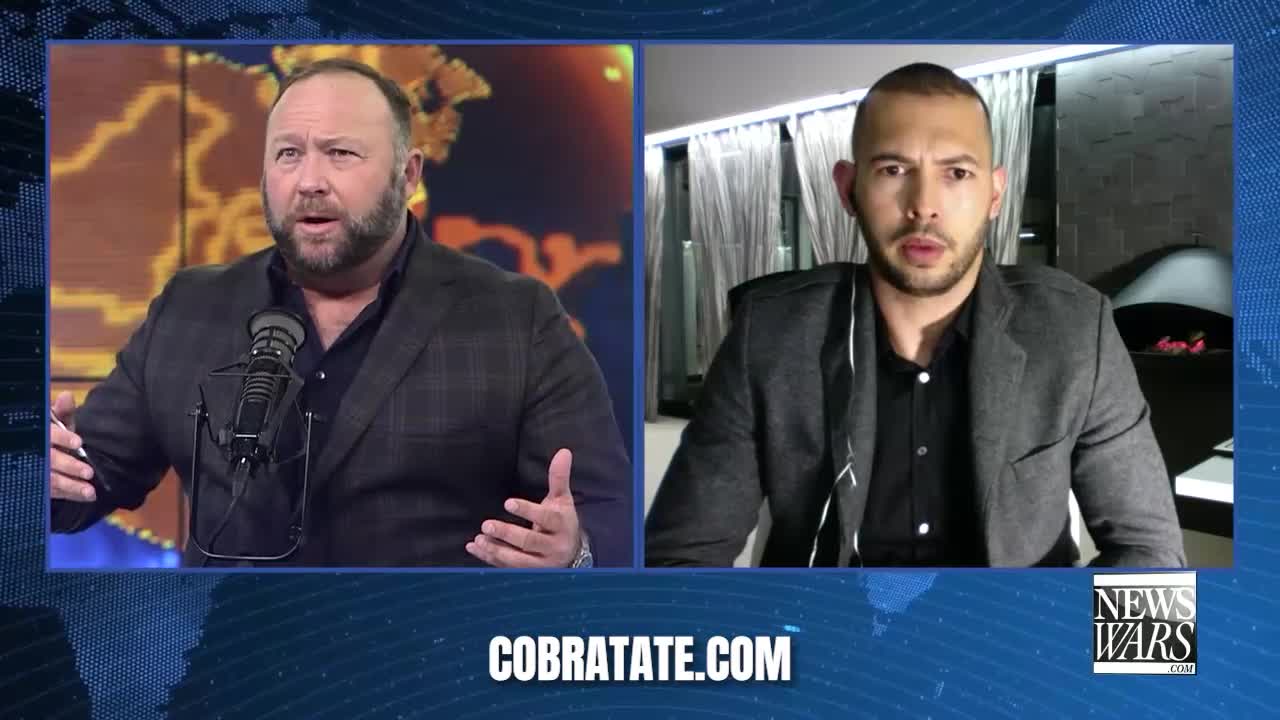 BREAKING Must Watch! Alex Jones Responds To The Banning Of Andrew Tate.