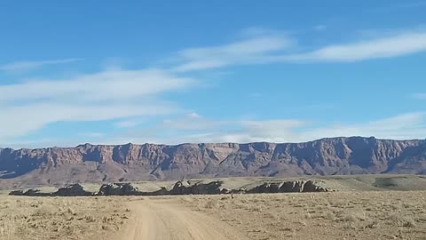 Short drive to Marble Canyon, Arizona free camping spot