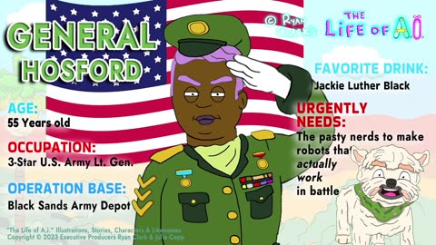 3-Star Lt. General Hosford Character Card v.7