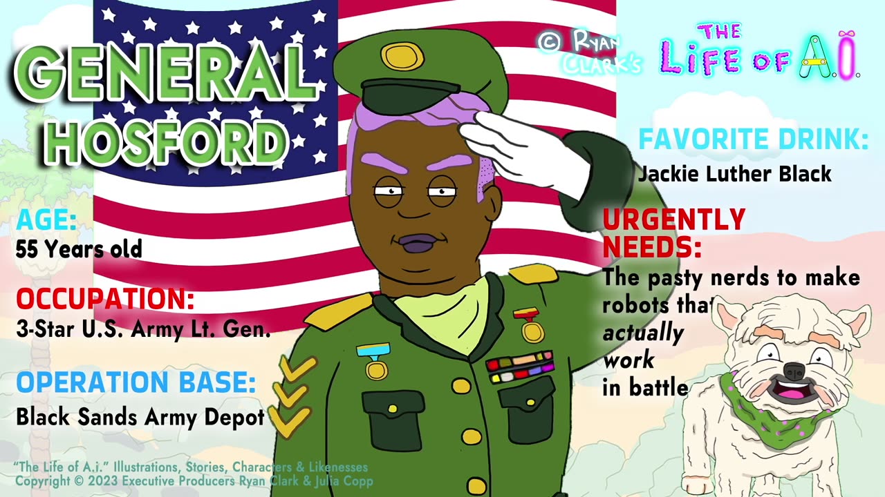 3-Star Lt. General Hosford Character Card v.7