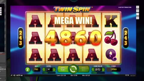 Big Slot Win on Twin Spin @ Bonus Giant
