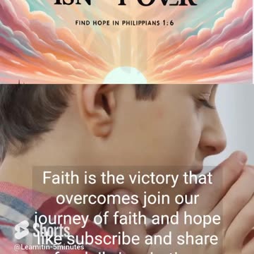 Unfinished Masterpiece: Find Hope in Philippians 1:6 | Inspirational Journey