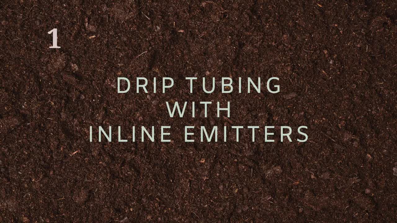 Drip Irrigation for Vegetable Garden