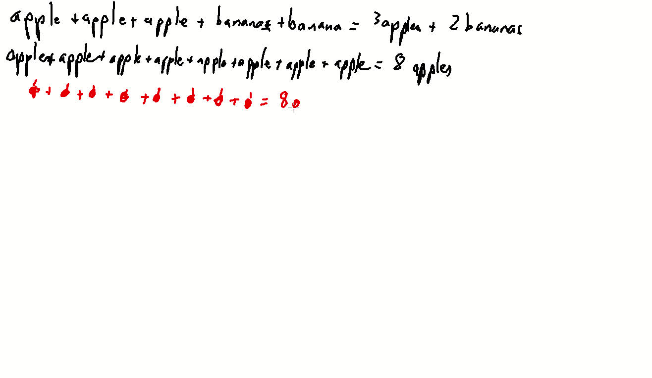 Introduction to Pronumerals - efficient