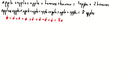 Introduction to Pronumerals - efficient