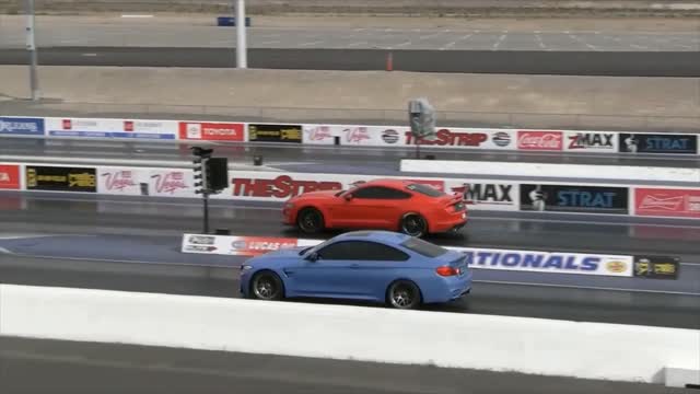 Bmw vs Mustang GT Drag race