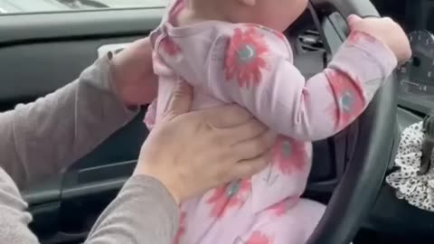 The baby warned him 😂😂😂