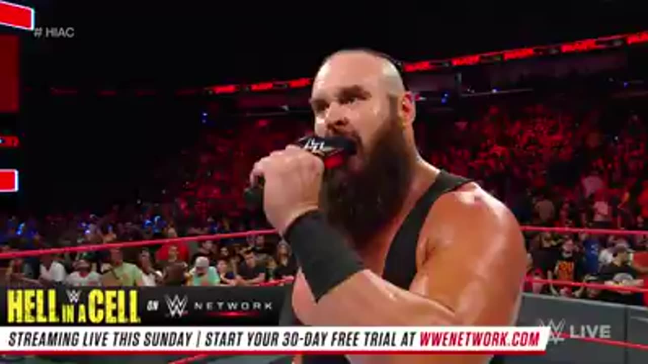 Braun Strowman vs roman reigns